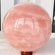 3480g  Natural Pink Rose Quartz Sphere Crystal Ball Reiki Healing picture