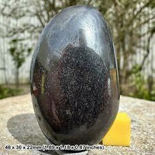 Hematite polished pebble - cumbria, authentic picture