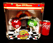 VINTAGE M&M'S RED & GREEN CHARACTERS ROCK'N ROLL CAFE DISPENSER, LTD ED. MIB picture