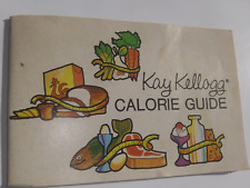 Vtg 70s Kay Kellogg Calorie Guide Wallet Size Beverages Kellogg's Cereal picture