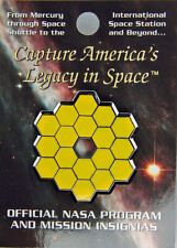 Authentic JAMES WEBB SPACE TELESCOPE - JWST -Ariane 5-NASA ESA SPACE Mission PIN picture