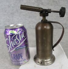 Antique Vintage Small Alcohol Brass Dental Torch Blowtorch Tool Man Cave picture