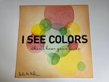 Andrew McMahon - Signed Lyric Poster - Synesthesia - Jacks Mannequin - 13x13 picture