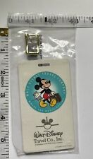 Vintage 1995 Walt Disney Resort Travel Company Mickey Mouse Luggage Tag picture