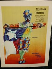 Calliope Clowns of America Magazine 1981 Volume 17 No. 7-8 Pete Conklin picture