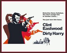 1971 DIRTY HARRY Glossy 8x10 Photo Clint Eastwood Promotional Print picture