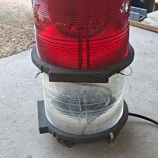 Flash Technology Aviation Beacon/Strobe Light Red/White w/ Cable MPN 59017 picture