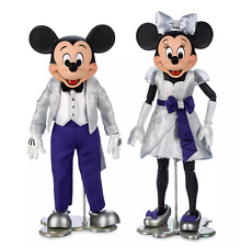 2023 Disney Parks 100 Mickey & Minnie Mouse LE 4750 Deluxe Doll Figure Box Set picture