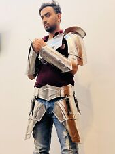 LARP 20GA Steel Medieval Knight Queen Lady Woman Half Body Armor Armor Suit picture