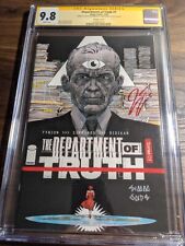 DEPARTMENT OF TRUTH #1 CGC 9.8 (Variant C) Double signed Tynion & Simmonds picture