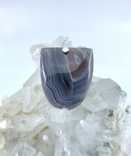 Beliere Silver 925 Botswana Agate 52.5 Cts Minerals Lithotherapy Pendant picture