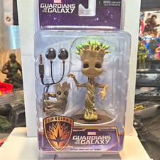 NECA Guardians of the Galaxy Groot Body Knockers Set 3-Pack Solar Limited picture