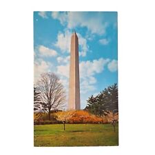 Postcard Washington Monument Washington DC Chrome Unposted picture