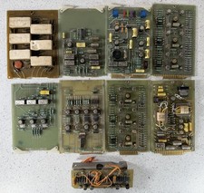 Lot of 9 Vintage Industrial Circuit Boards For Parts Only picture