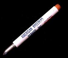ABS American Breeders Service Bullet Pencil Farm Genetics Vintage Advertising picture