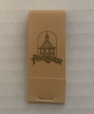 Vintage Pinehurst Resort Matchbook Full Ad Matches Souvenir Small Collect picture
