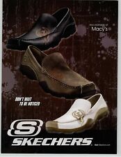 2007 Skechers Slip On Loafers Vintage Print Ad 3 Shoes In a Line Photo  picture