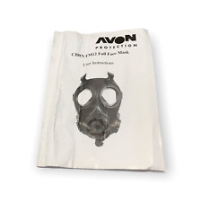Avon FM12 Gas Mask Respirator User Instructions Manual picture