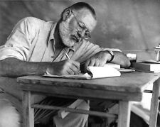 Author Journalist ERNEST HEMINGWAY Glossy 8x10 Photo Print Poster Nobel Prize picture
