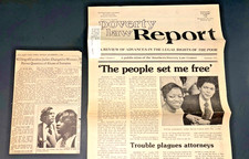 RARE Vintage Southern Poverty Law Report 1975 Joanne Little picture