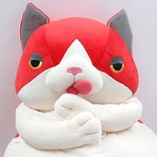 Shinada Global Mochi-Neko Cat Naoru Red XXL size Stuffed Toy Plush Doll  picture