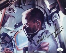 Walt Walter Cunningham NASA Apollo 7 Astronaut Space Signed Autograph Photo JSA picture