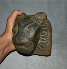 Rare Granite Mask of God Sekhmet The Egyptian Lion Ancient Egyptian Antiques BC picture