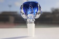 14MM Blue High Quality Glass Claw Water Bong Bowl Head Piece Replacement Holder picture