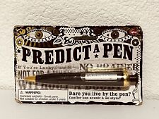 Predict A Pen  Black Ink Psychic Prediction Pen w/ 6 Phrases Like Magic 8 Ball picture