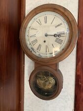 Antique Figure 8 Ingraham Wall Clock Works well picture