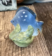 Fish Ceramic Small Tropical  2 3/4” Blue picture