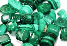 A++ Natural Green Malachite 1 Kilogram Healing Reiki Power Charged Tumbled picture