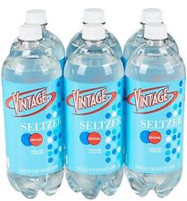Vintage Seltzer Water, 33.8 fl oz Bottle (6-Pack) picture