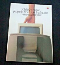 Vintage 1984 Rare 20-page Mac Macintosh Ad Apple Computer Bill Gates Computing  picture