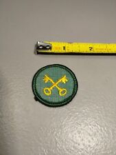 Vintage 1963-1980 Girl Scouts Of America Junior Badge Housekeeper Patch VG+ (A5) picture