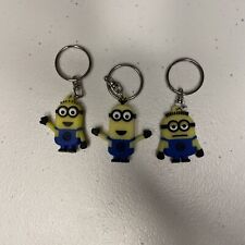 Minions Silicone Rubber Keychains Lot Of picture
