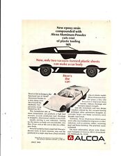 1965 Print Ad ALCOA New Epoxy Resin Compounded w Aluminum Powder Car Body picture