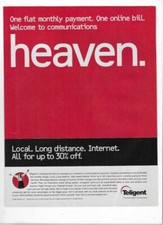 Teligent Communications Internet And Telephone 1999 Vintage Print Advertisement picture