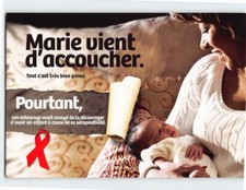 Postcard Marie Has Just Given Birth HIV Prevention Ad picture