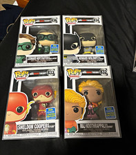 Funko Pop Big Bang Theory Boxed Mixed Lot 4 Sheldon Raj Howard Leonard picture