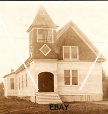 C 1904-1918 OOAK RPPC Westside Chapel Olympia Washington Northwest AZO Sepia picture
