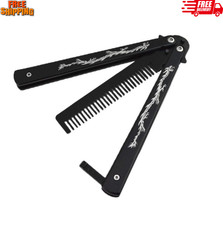 Dragon Totem Stainless Steel Practice Butterfly Knife Trainer and Comb Knife Tra picture