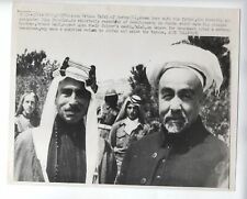 1951 KING ABDULLAH & TALAL JORDAN PHOTO عبد الله الأول بن الحسين VINTAGE picture
