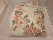 Vintage 80-90s Springs Cottage Floral Roses Fitted Queen Sheet Made USA VGUC picture
