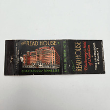 Vintage Matchcover The Read House Chattanooga Tennessee Historic Hotel picture