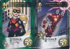 STATURE Upper Deck Marvel Legendary IRON LAD CRUSH ANTS/CRUSH FILE SIZES DUAL picture