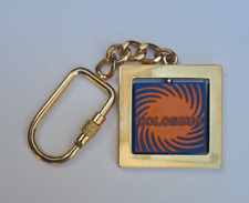 RARE THORPE PARK COLOSSUS ROLLER COASTER THEME PARK RIDE METAL KEYCHAIN KEYRING picture