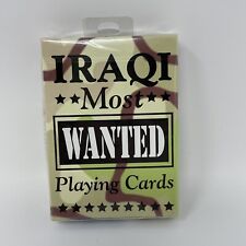Iraqi Most Wanted Playing Cards Bicycle Brand Made in U.S.A.  picture
