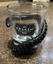 Kraken Black Spiced Rum Shot Liquor Glass 3D Black Tentacle Squid picture