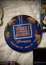 Honey I Shrunk The Audience Disneyland Promotional Button Pin 1999 picture